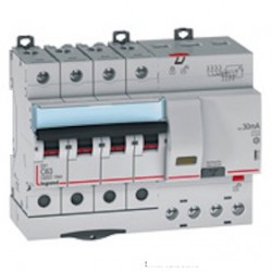 Автоматический выключатель дифференциального тока 4 полюса C50A 30мА тип АC 6кА Legrand серии DX?